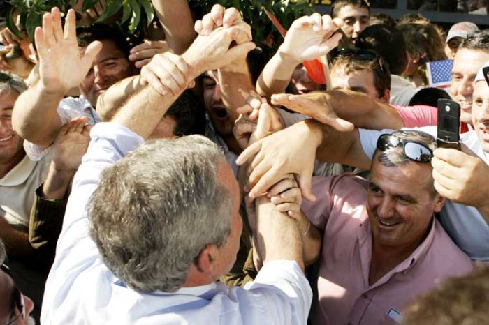 Albanians stole Bush's watch