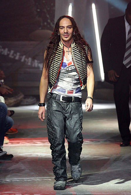 john galliano paris fashion week spring summer 2008 джон гальяно