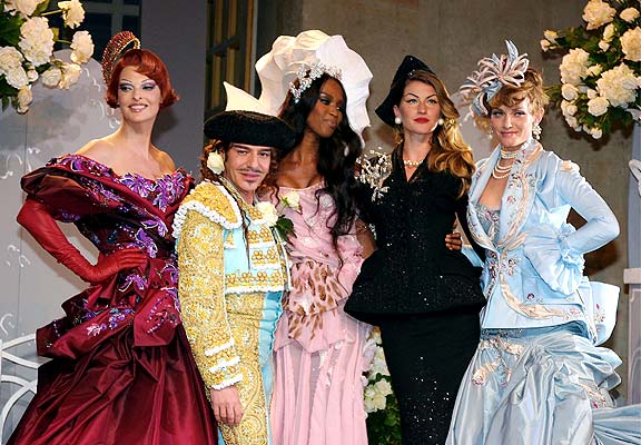 christian dior john galliano linda evangelista naomi campbell gisele bundchen