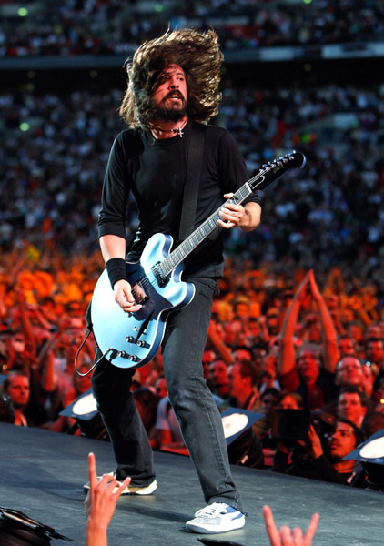 dave grohl foo fighters live earth