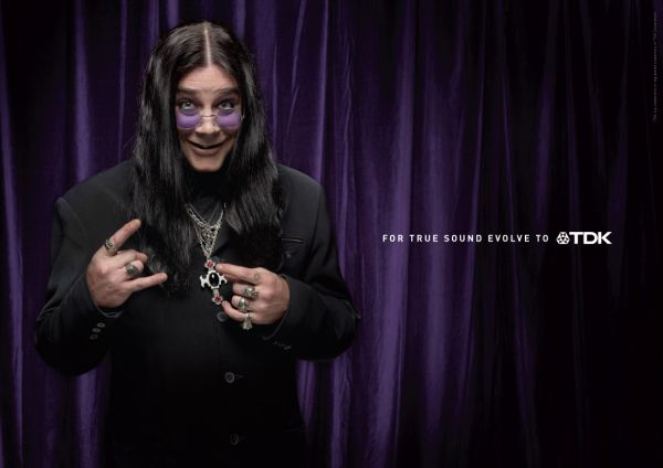 tdk advertising not ozzy osbourne