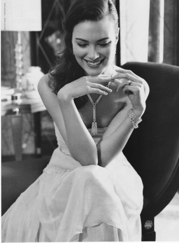 shalom harlow tiffany&co fashion ad