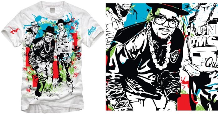 RUN DMC Digital Abstracts South Lounge Apparel