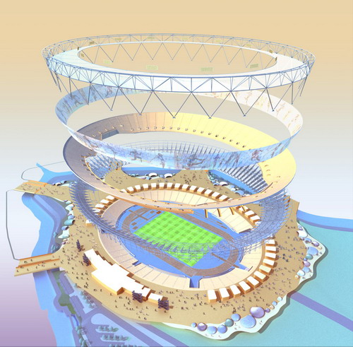 london 2012 stadium - summer olympic games 2012