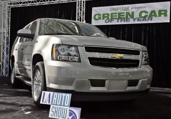 2008 chevrolet tahoe hybrid green car of the year - экологичный транспорт