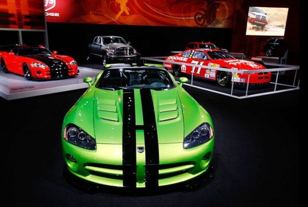 dodge viper srt10 - LA auto show 2007 car exhibition