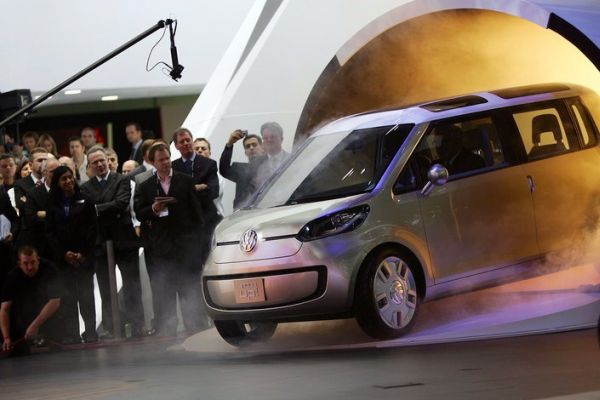 Volkswagen unveils its latest concept car the Space Up! Blue