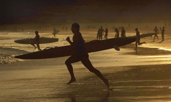 international surf challenge at bondi beach in sydney