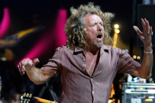 robert plant led zeppelin 02 concert in london