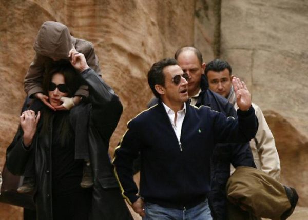 sarkozy and bruni in jordan