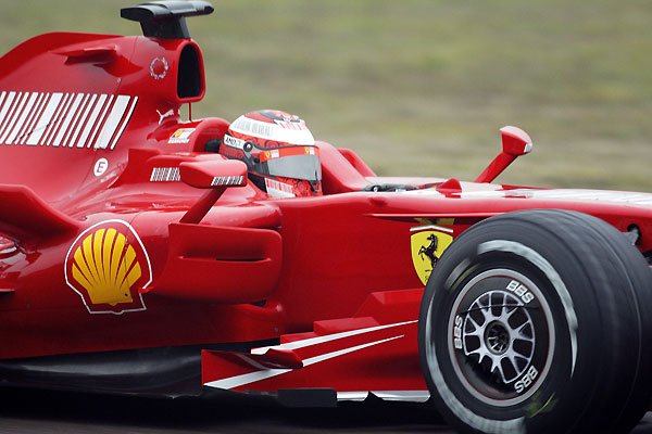 Кими Райкконен испытал Ferrari F2008