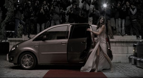 carla bruni in lancia musa advertising