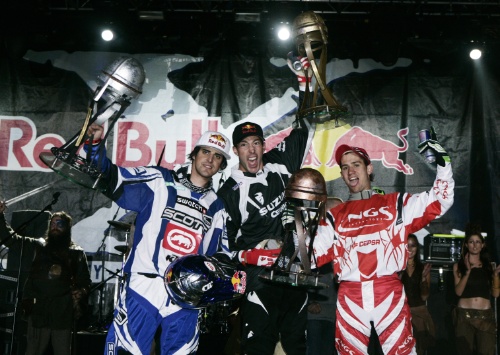 Travis Pastrana, Matthieu Rebeaud, Danny Torres