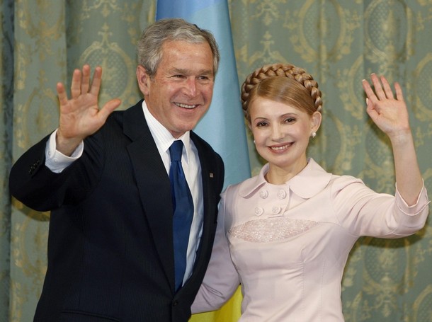 юлия тимошенко и джорд буш - yulia tymoshenko and george w. bush