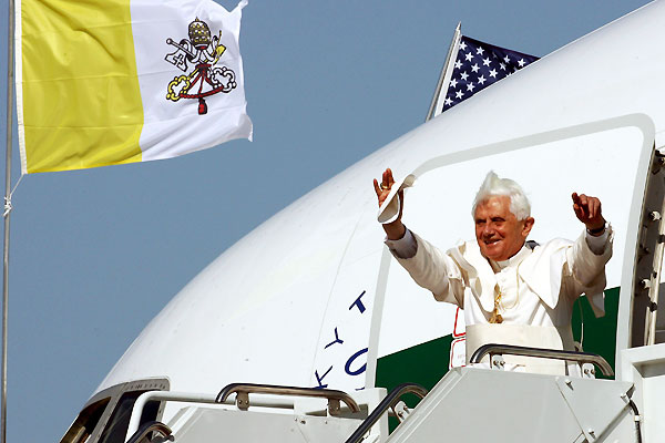 pope benedicte xvi visits usa