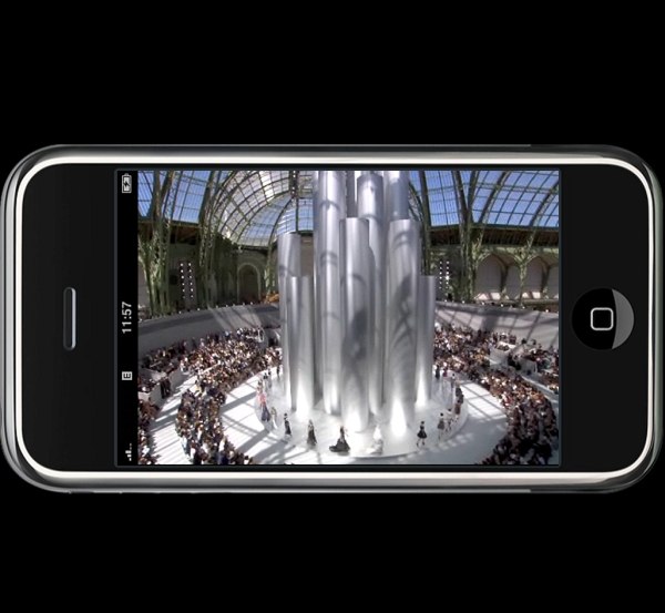 CHANEL web application for the iPhone.