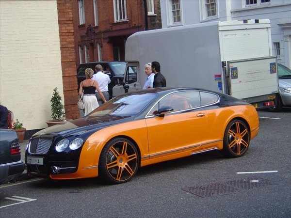 Bentley black-orange color