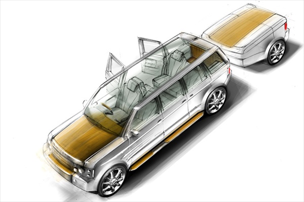 Range Rover Crew Shittle by Andrew Winch