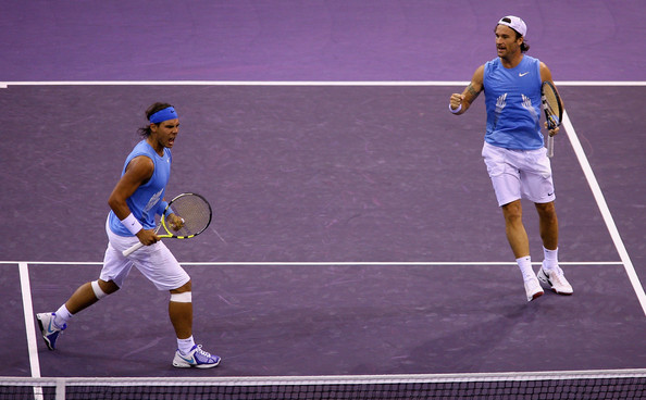 Rafael Nadal and Carlos Moya - Madrid Masters