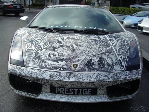 Sharpie Lamborghini