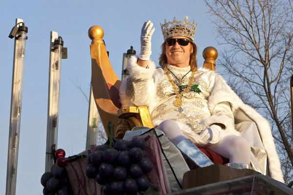 Val Kilmer - King Bacchus - Mardi Gras 2009