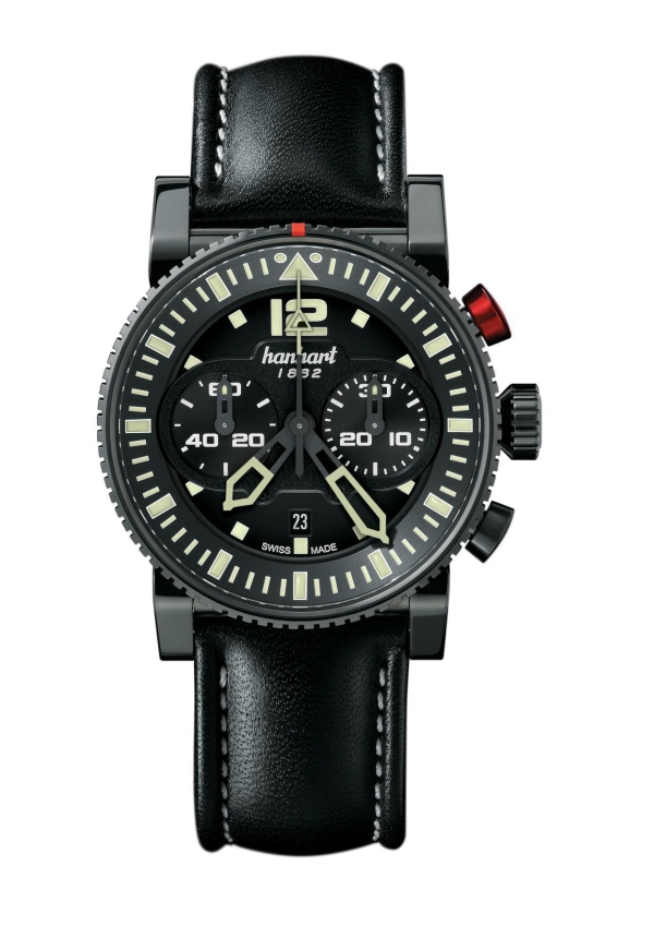 Hanhart Primus All Black Chronograph