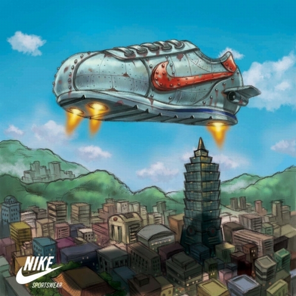 Японские иллюстраторы для Nike Sportswear