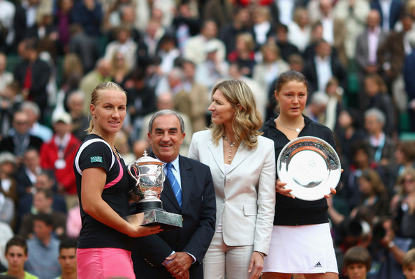 French Open - Svetlana Kuznetsova and Dinara Safina