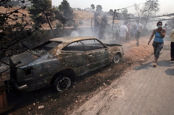 Wildfires in Greece