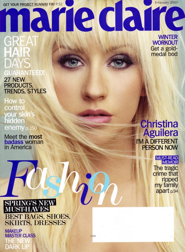 Christina Aguilera - Marie Claire February 2010