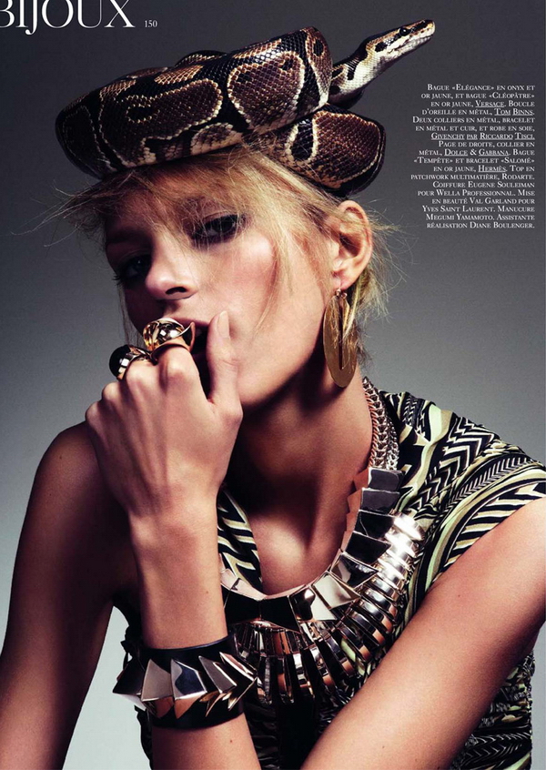 Anja Rubik Аня Рубик Vogue Paris