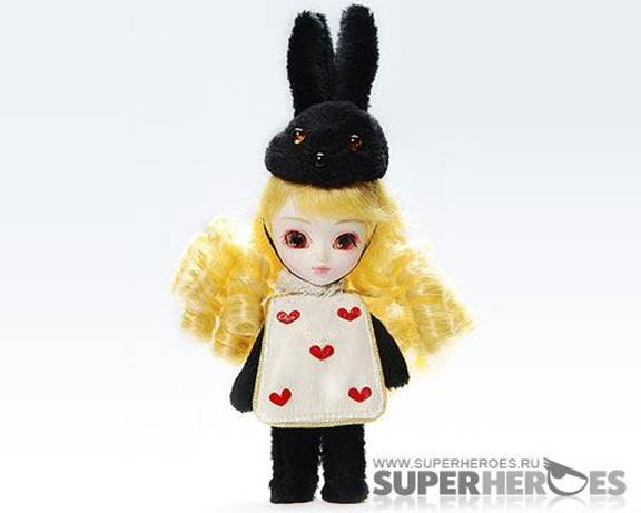 Маленькая Pullip в образе немного безумного Мартовского Зайца, лучшего друга Шляпника