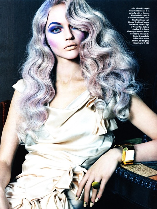 Sasha Pivovarova - Vogue Italian edition May 2010