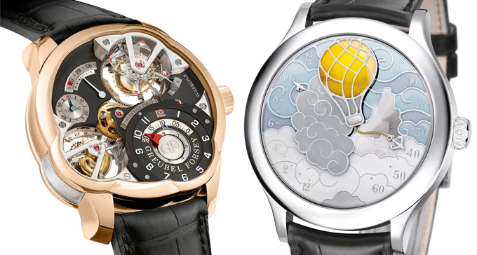 Greubel Forsey Invention Piece 2, Van Cleef & Arpels Poetic Complication: Five Weeks in a Balloon