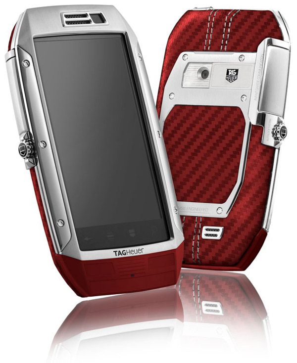 TAG Heuer LINK - Stainless steel & Red Caron Leather.jpg