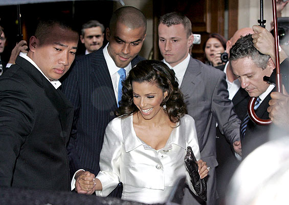 eva longoria tony parker pre-wedding