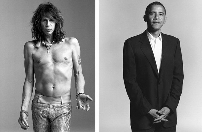 Steven Tyler. и Барак Обама. 
