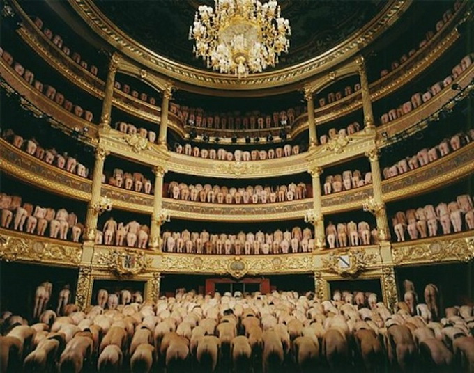 Обнаженное искусство Spencer Tunick